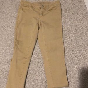 Khaki Mid-Rise Jegging Denim